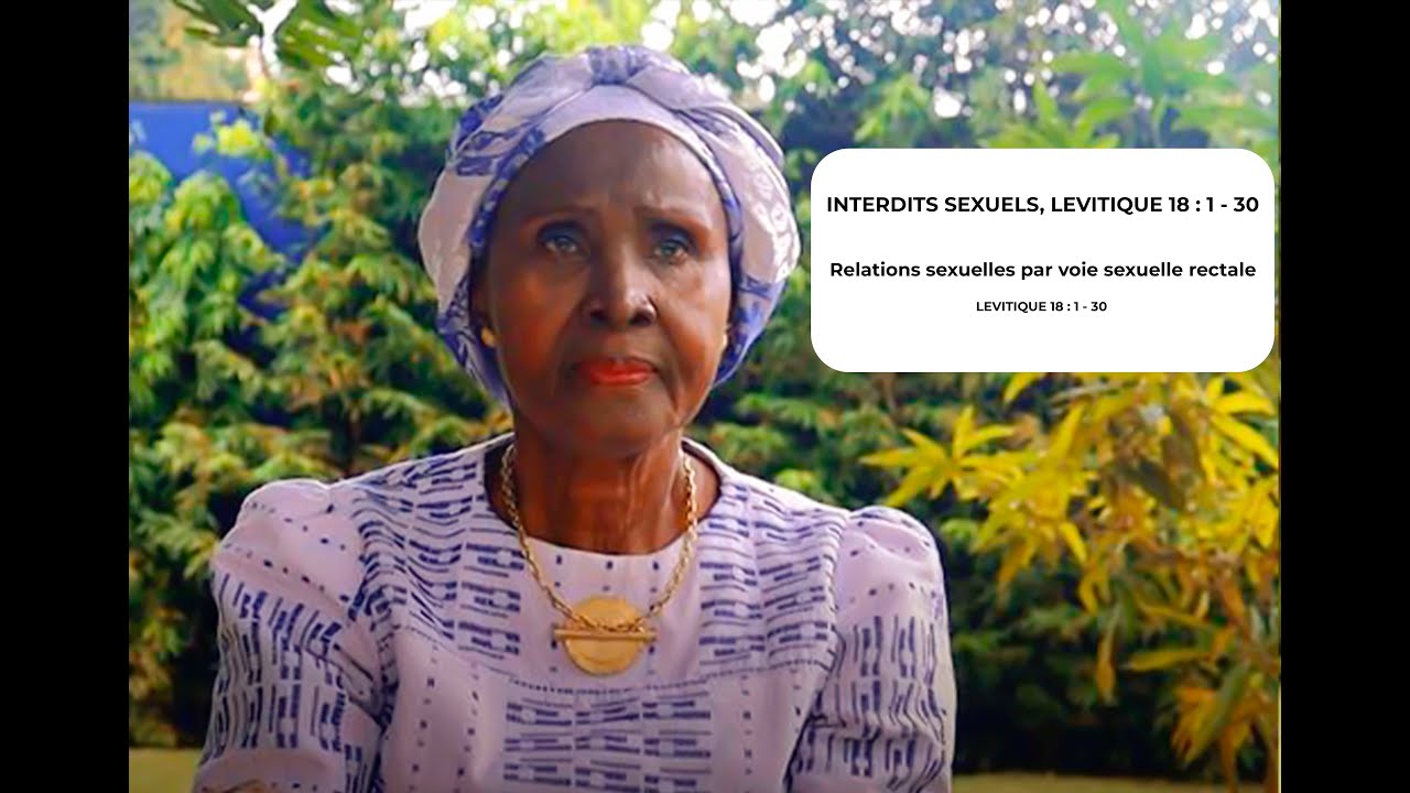 INTERDITS SEXUELS, LEVITIQUE 18 : 30