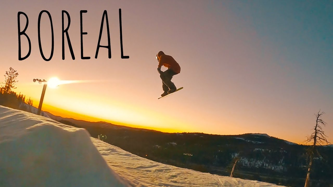 CASUAL SUNSET LAPS at BOREAL MOUNTAIN