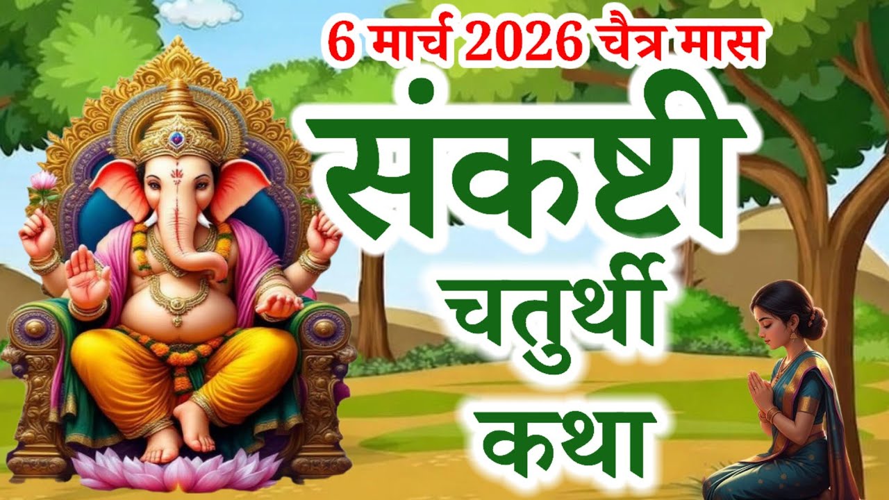 चैत्र मास संकष्टी चतुर्थी व्रत कथा-गणेश जी और चौथ माता की कहानी-sankashti chaturthi vrat katha 2026