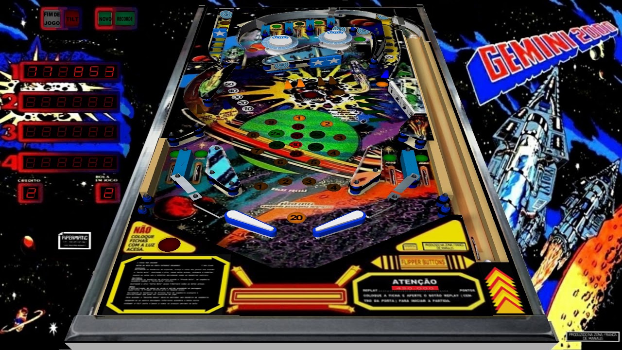 Maquina de Fliperama Pinball – Mega Power Games