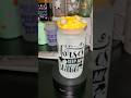 Frosted glass snowglobe tumbler with a whipped lid link in description to order