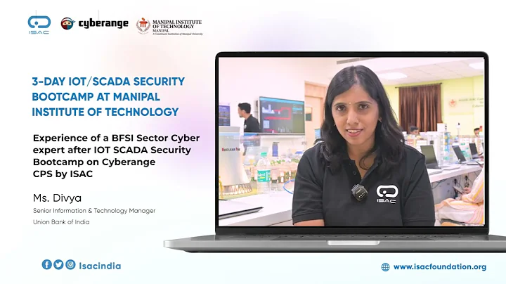 IOT SCADA Security Bootcamp on Cyberange CPS by ISAC - Experience after the Bootcamp