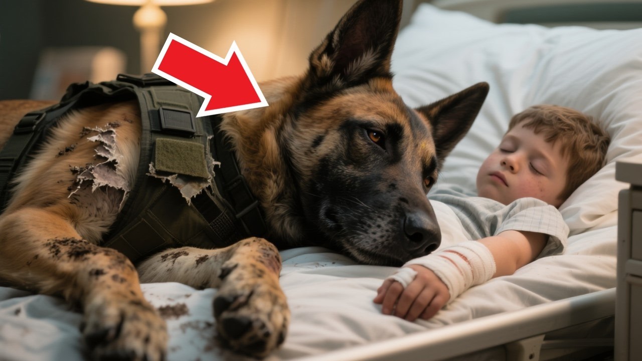 K9 Titan Walks Into Hospital With Wounded Boy – No One Could Believe What Happened