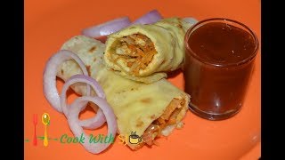 Egg Frankie Recipe | Vegetable Egg Roll | SJ Kitchen