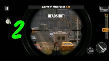 Sniper Zombies - Region 1 Atlanta - Gameplay Walkthrough - Android iOS - Part 2