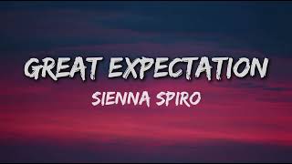 SIENNA SPIRO - Great Expectation (Lyrics)