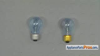 How To: LG/Kenmore Light Bulb 6912JK2002E 