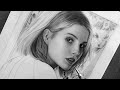 Lucy boynton pencil drawing part 1 by  ishan art