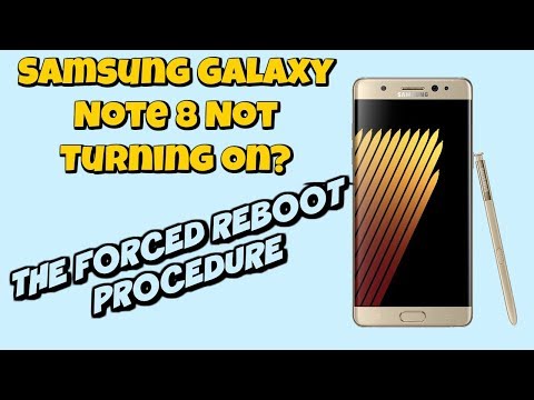 Samsung Galaxy Note 8 Not Turning On | Forced Reboot Procedure