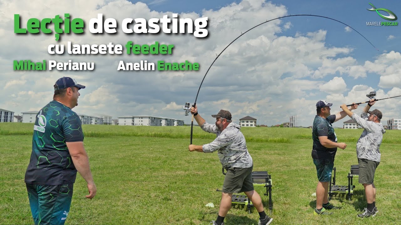 Lectie de casting cu lansete feeder | Mihai Perianu si Anelin Enache | MarelePescar