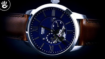 Review đồng hồ Fossil ME3110 phiên bản máy cơ thiết kế độc đáo lộ tim