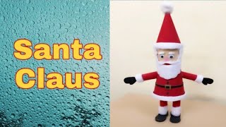 How to make santa claus | easy step by step| Christmas craft | Santa claus making