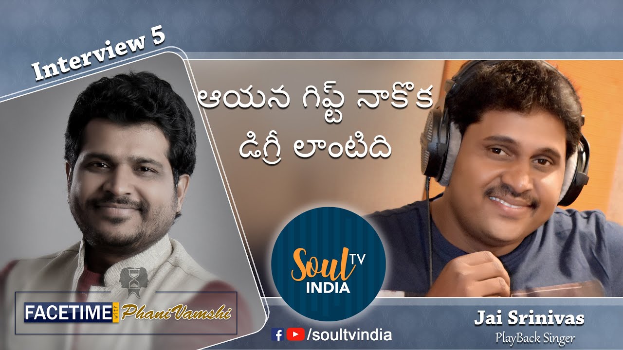 !!FaceTime With PhaniVamshi!!Jai Srinivas!! Interview #5!