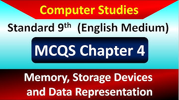 9th Std Computer Studies Chapter 4 (textual mcqs) | English Medium