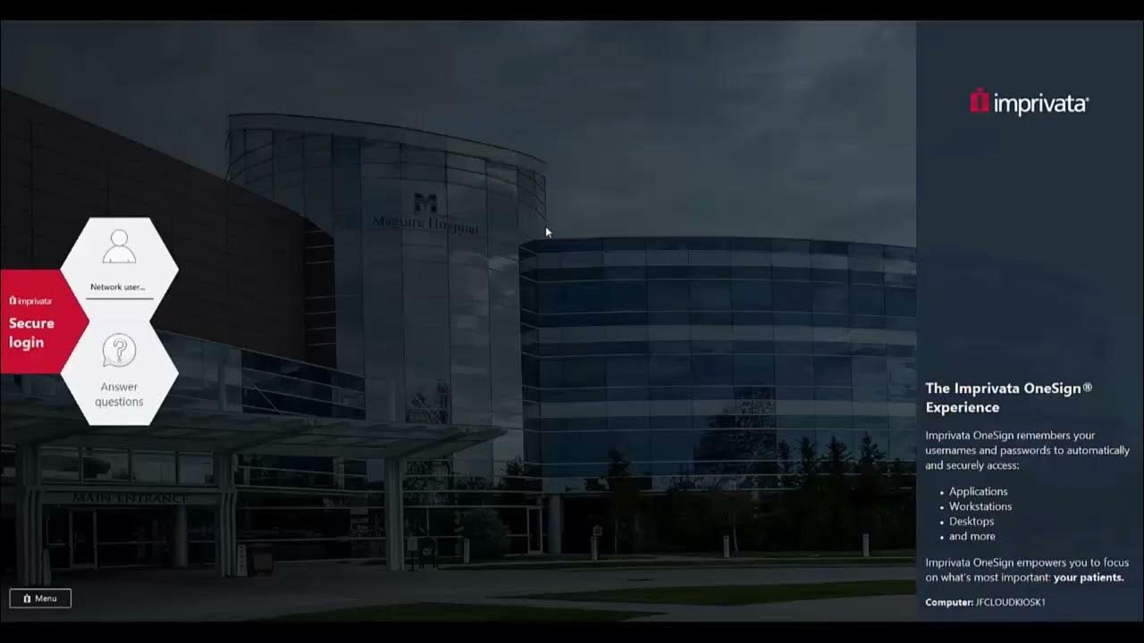 Demo: Imprivata Enterprise Access Management – Fade to lock and secure ...