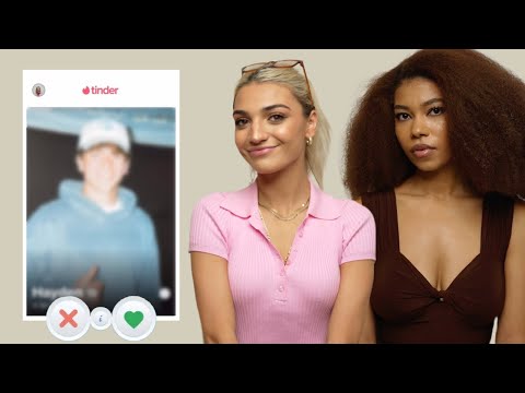 Women React To Dating Profiles & Swipe In Real Time