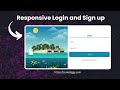 Create Responsive Login and Signup Page in React Js using Bootstrap. #loginreactjs#reactbootstrap