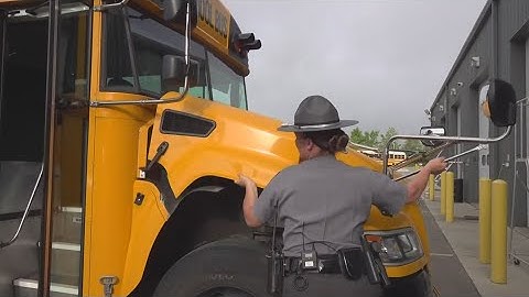 OSHP inspects school buses for issues ahead of first day of classes