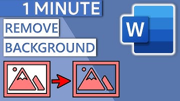 Remove Picture Background in Word (1 MINUTE | 2020)