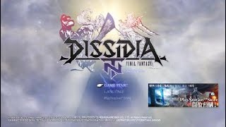 DISSIDIA FINAL FANTASY NT OPEN BETA TEST opening