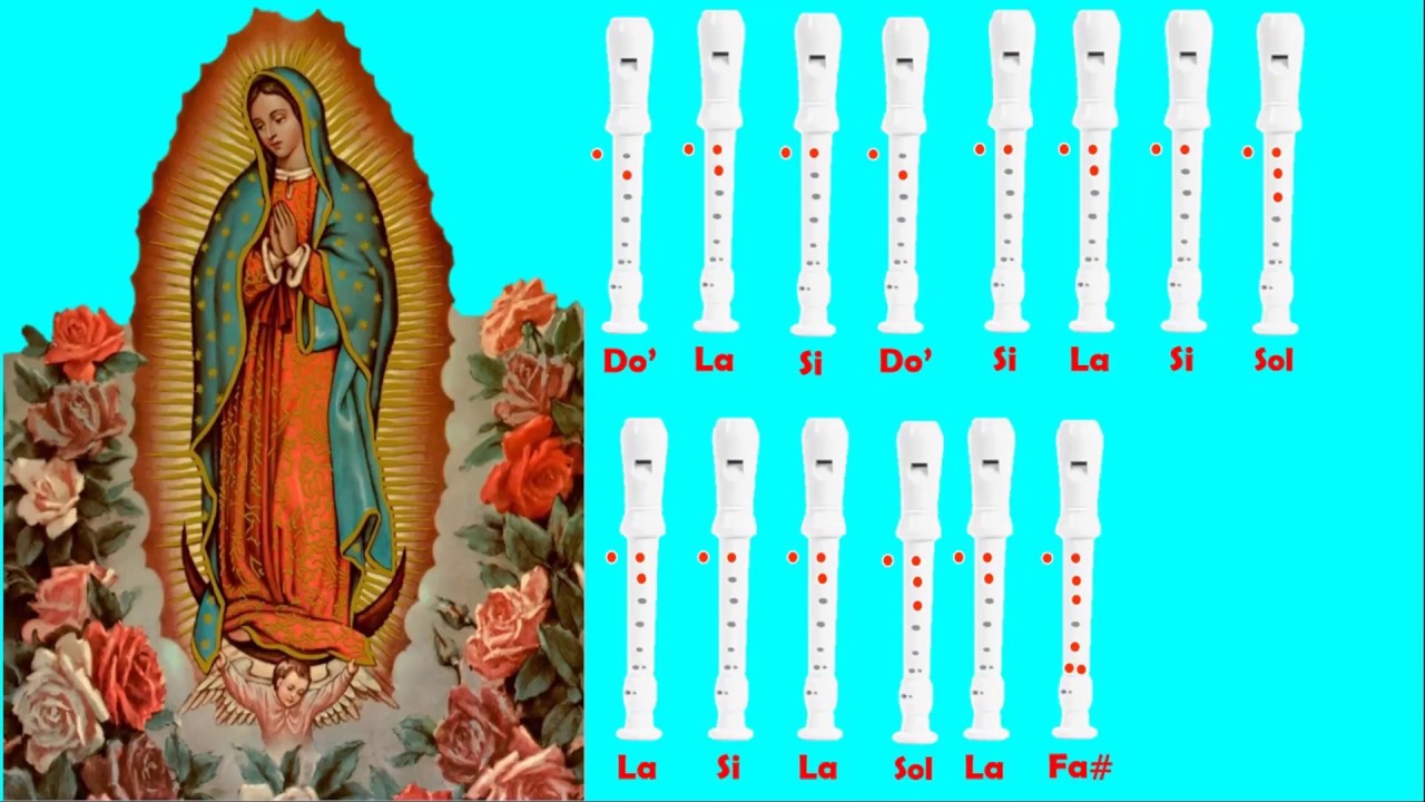 Virgen - [Hoy te digo cosas bonitas en flauta dulce y piano