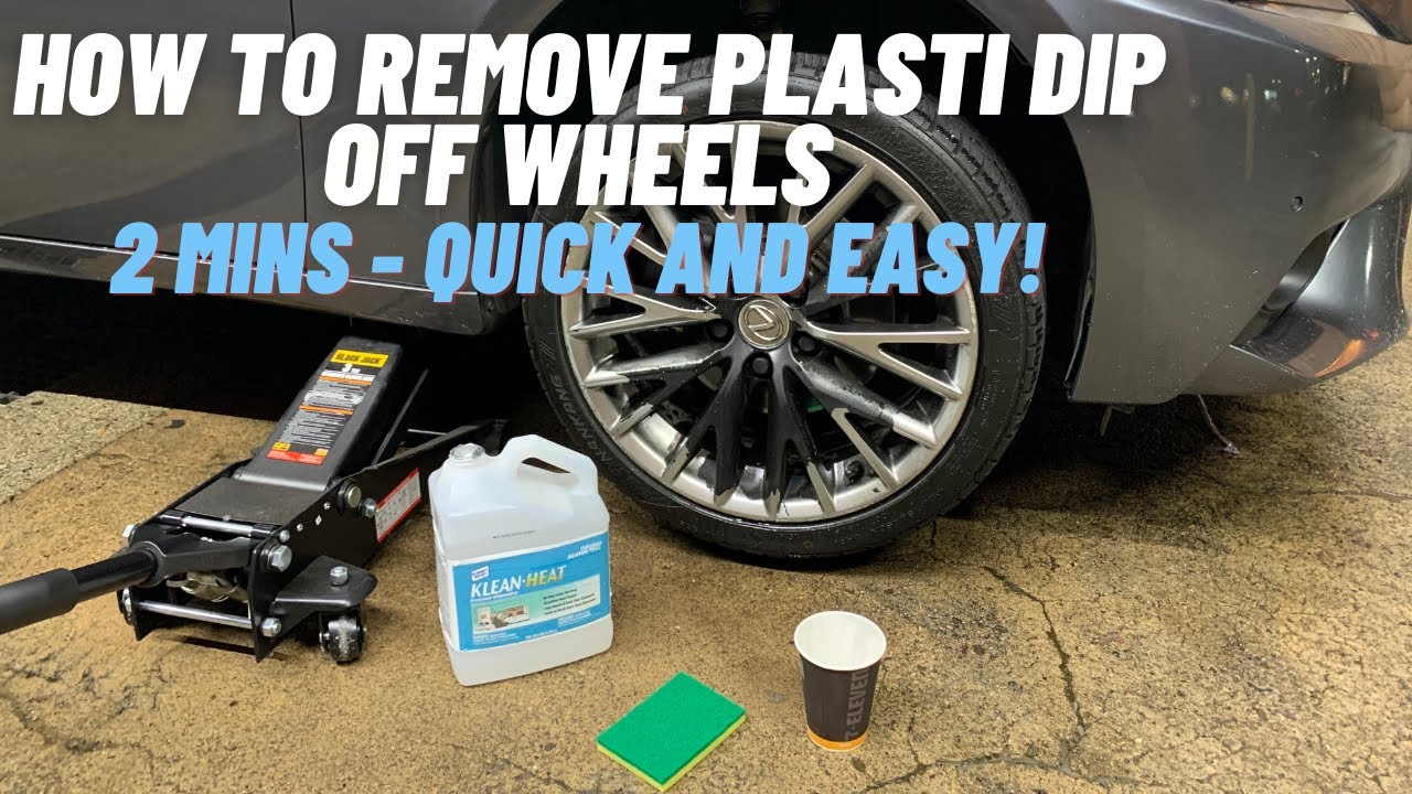 how to remove thin layer of plasti dip