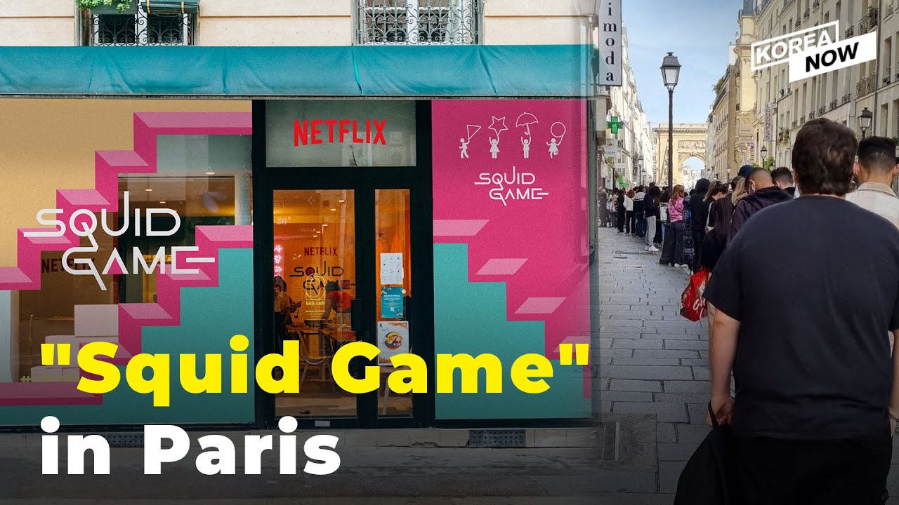 Squid Game fever is real in Paris!