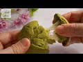 Matcha Cookies | 抹茶麻糬餅乾｜flaky matcha cookie with chewy filling | 餅乾酥脆，麻糬軟Q，爆漿內餡