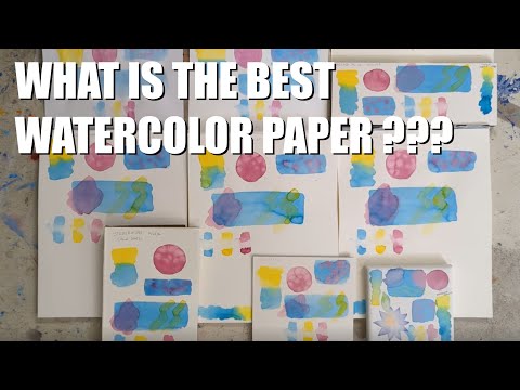 WATERCOLOR PAPERS – THE BEST KINDS FOR ME 