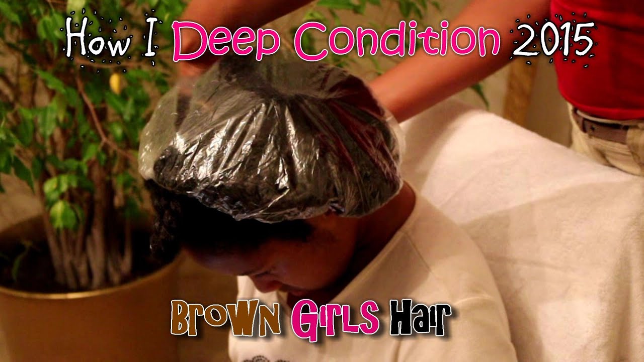 how-i-deep-condition-natural-girls-hair-youtube