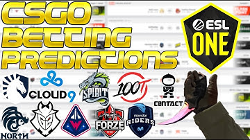 CS:GO Betting Predictions- ESL Road to Rio- Liquid vs. 100 Thieves, North vs. Movistar Riders & MORE