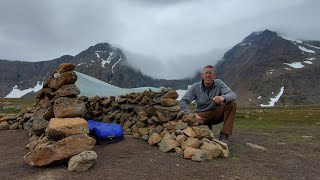 Mountain Survival \& Bushcraft Camping - Fishing for Dinner, Foraging and Building a Survival Shelter