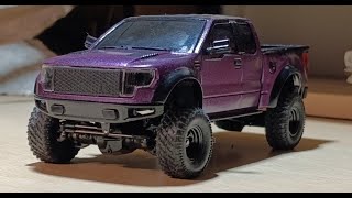 26 "gate" - Delirium Orlandoo micro crawler indoor course - Test with OH35P01 F150 Raptor #2