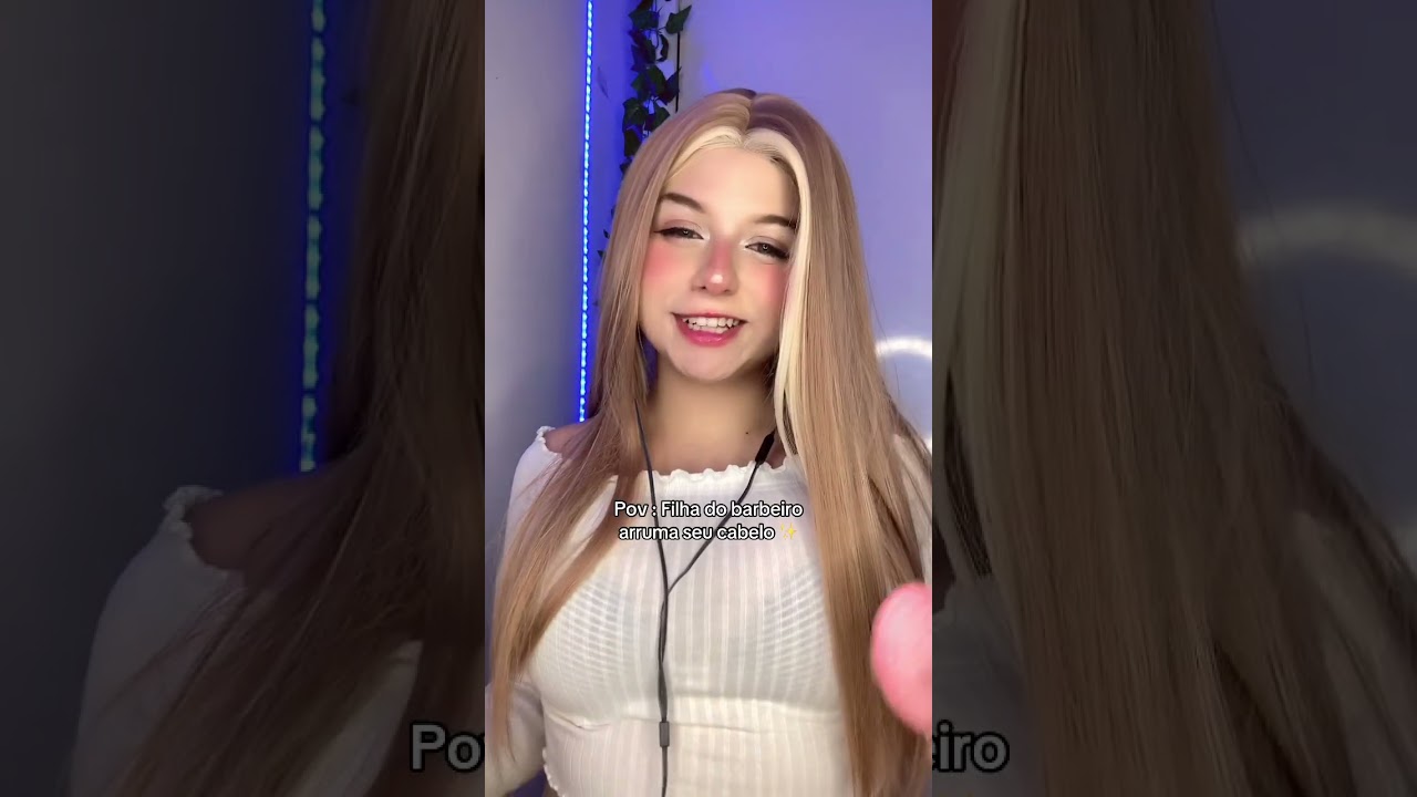 Asmr filha do barbeiro ✨💕 #asmr #pov