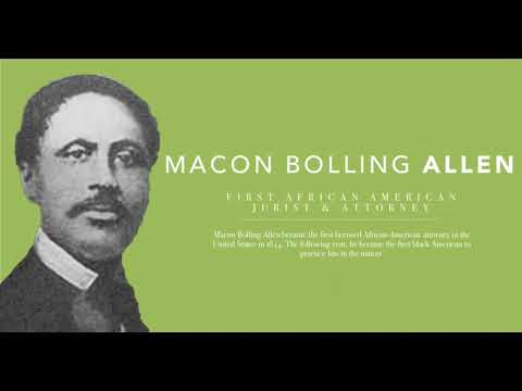 A Moment in Black History Macon Bolling Allen
