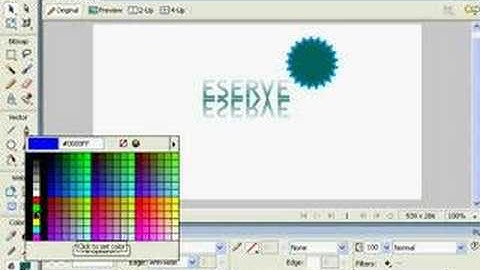 How to create a web 2.0 logo in minutes using Fireworks