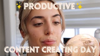 A ✨PRODUCTIVE✨ DAY IN MY LIFE AS A FULL TIME YOUTUBER | VLOG