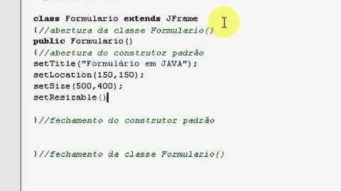 CEP Itajubá Java02 Construindo Formulários Aula 01