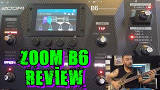 ZOOM B6 - BASS MULTI EFFECTS PROCESSOR (effects amp cabinet simulation use)