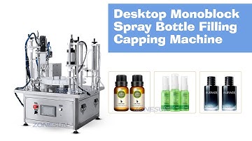 How to use Desktop Automatic 3 in 1 Monoblock Spray Bottle Filling Capping Machine(Peristaltic Pump)