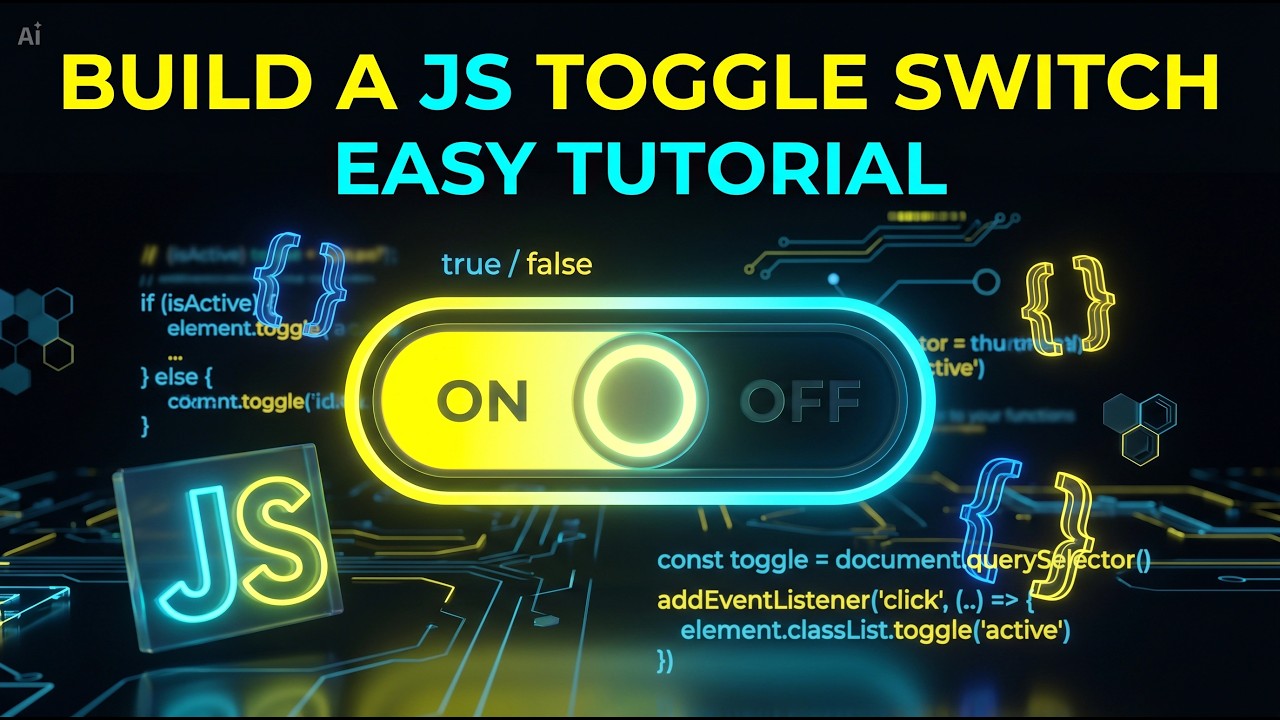 Video Title: Toggle With Javascript - YouTube