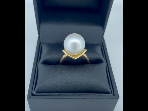 Opal Diamond Factory | Gold South Sea Pearl Ring