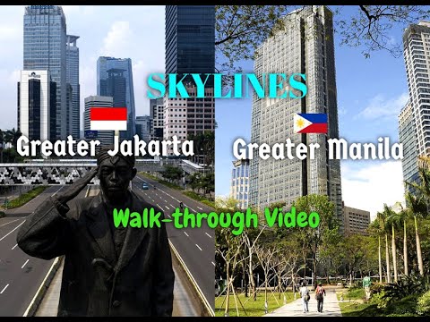 Greater Jakarta, INDONESIA    I   Greater Manila, PHILIPPINES    I  Walk-through HD Video