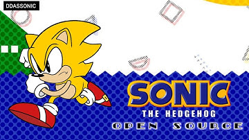 Sonic Open Source Project | Original Mode - Super Sonic | ✪ Sonic Hack Longplay