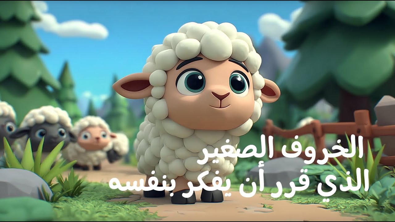 🐑 الخروف الصغير الذي قرر أن يفكر بنفسه | قصة مُلهمة عن الشجاعة والحكمة للأطفال 🌟