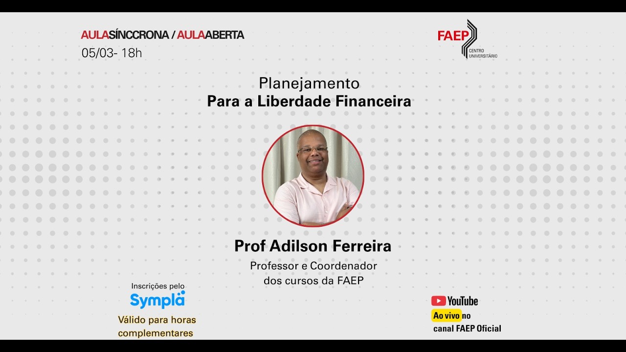 Aula Síncrona - Planejamento para a Liberdade Financeira