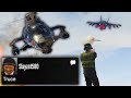 Jet griefer helps me destroy a tryhard who picks on the innocent gta online