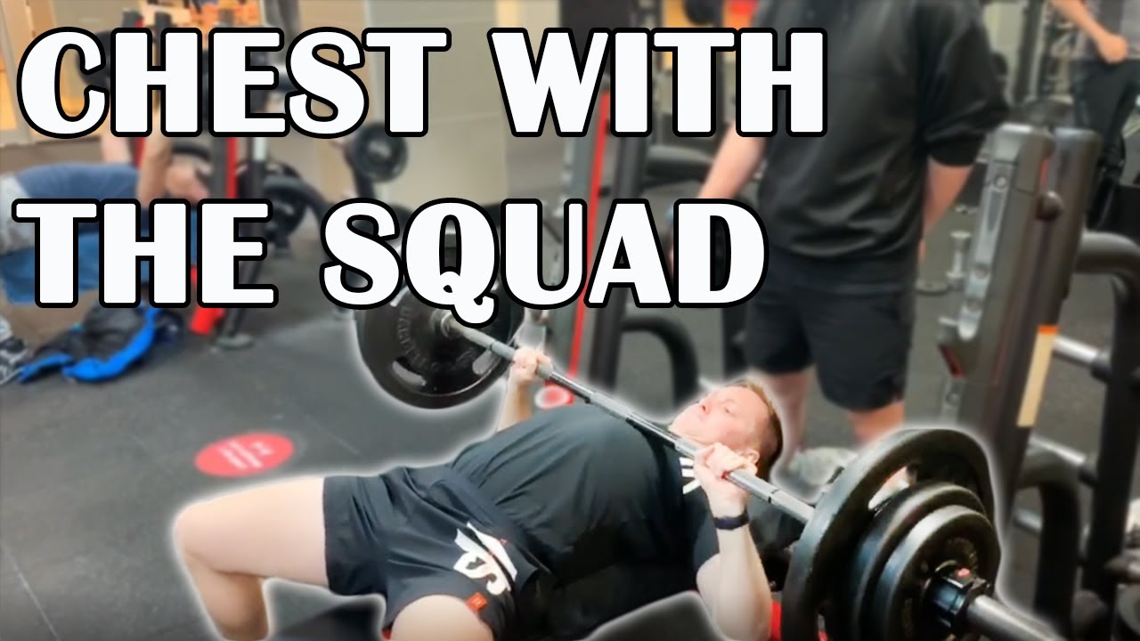 FIRST CHEST SESSION BACK AFTER LOCKDOWN WITH THE BOYS TRICEPS FINISHER