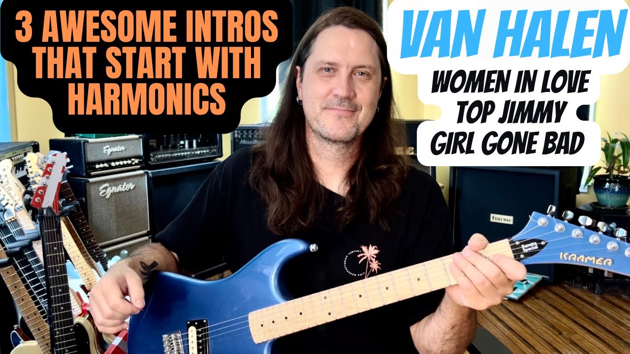 3 great van halen intros that use harmonics women in love top jimmy