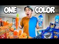 Eating only one color of food for 24 hours orange vs blue